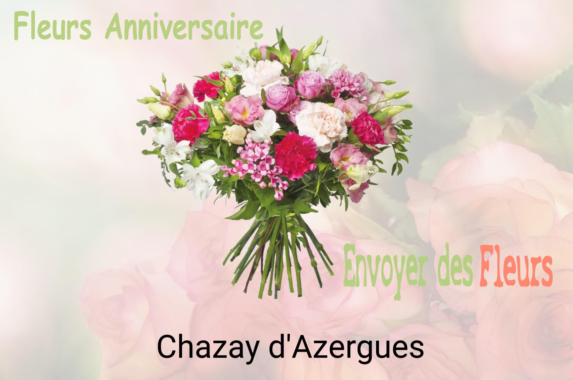 Bouquet de fleurs d’anniversaire livré à Chazay-d'Azergues